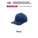 Top Level 4350 District Plain Brand New Baseball Cap with Flex fit Back S/M L/XL