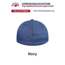 Top Level 4350 District Plain Brand New Baseball Cap with Flex fit Back S/M L/XL