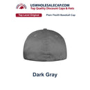 Top Level 4350 District Plain Brand New Baseball Cap with Flex fit Back S/M L/XL