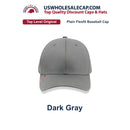 Top Level 4350 District Plain Brand New Baseball Cap with Flex fit Back S/M L/XL