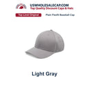 Top Level 4350 District Plain Brand New Baseball Cap with Flex fit Back S/M L/XL