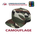 LOGA Solid Blank Plain Polyester Snapback Hat Plastic Snap Flat Visor High Crown