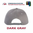 LOGA Solid Blank Plain Polyester Snapback Hat Plastic Snap Flat Visor High Crown