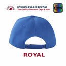 LOGA Solid Blank Plain Polyester Snapback Hat Plastic Snap Flat Visor High Crown