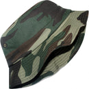 TOP LEVEL : B07 | Plain Unisex Lightweight Cotton Bucket Hat