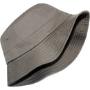 TOP LEVEL : B07 | Plain Unisex Lightweight Cotton Bucket Hat