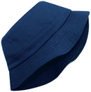 TOP LEVEL : B07 | Plain Unisex Lightweight Cotton Bucket Hat