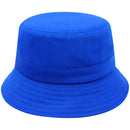 TOP LEVEL : B07 | Plain Unisex Lightweight Cotton Bucket Hat