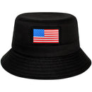 TOP LEVEL : USA | Unisex Lightweight Cotton USA Flag Design Bucket Hat
