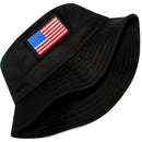 TOP LEVEL : USA | Unisex Lightweight Cotton USA Flag Design Bucket Hat
