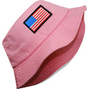 TOP LEVEL : USA | Unisex Lightweight Cotton USA Flag Design Bucket Hat