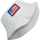 TOP LEVEL : USA | Unisex Lightweight Cotton USA Flag Design Bucket Hat