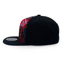 TOP LEVEL : HUSTLE | Red Patch Design Snapback Cap