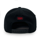 TOP LEVEL : HUSTLE | Red Patch Design Snapback Cap