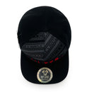 TOP LEVEL : HUSTLE | Red Patch Design Snapback Cap