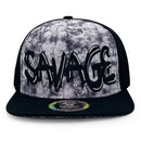 TOP LEVEL : SAVAGE | Tie-Dye Sublimation Design Snapback Cap