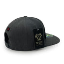 TOP LEVEL : HUSTLE | Red Patch Design Snapback Cap