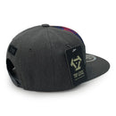 TOP LEVEL : HUSTLE | Red Patch Design Snapback Cap