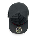 TOP LEVEL : HUSTLE | Red Patch Design Snapback Cap