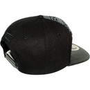 TOP LEVEL : BLESSED | Synthetic Leather Visor & Patch at Front Design Snapback Cap
