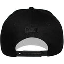 TOP LEVEL : BLESSED | Synthetic Leather Visor & Patch at Front Design Snapback Cap