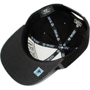 TOP LEVEL : BLESSED | Synthetic Leather Visor & Patch at Front Design Snapback Cap