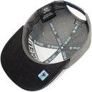 TOP LEVEL : BLESSED | Synthetic Leather Visor & Patch at Front Design Snapback Cap