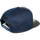 TOP LEVEL : BLESSED | Synthetic Leather Visor & Patch at Front Design Snapback Cap