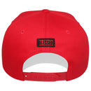 TOP LEVEL : BLESSED | Synthetic Leather Visor & Patch at Front Design Snapback Cap