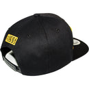 TOP LEVEL : BOSS | Front Raised Bo$$ Verbiage with Woven Textured Jute Fabric Design Snapback Cap