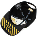 TOP LEVEL : BOSS | Front Raised Bo$$ Verbiage with Woven Textured Jute Fabric Design Snapback Cap