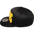 TOP LEVEL : BOSS | Front Raised Bo$$ Verbiage with Woven Textured Jute Fabric Design Snapback Cap