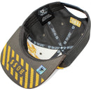 TOP LEVEL : BOSS | Front Raised Bo$$ Verbiage with Woven Textured Jute Fabric Design Snapback Cap