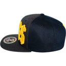 TOP LEVEL : BOSS | Front Raised Bo$$ Verbiage with Woven Textured Jute Fabric Design Snapback Cap