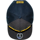 TOP LEVEL : BOSS | Front Raised Bo$$ Verbiage with Woven Textured Jute Fabric Design Snapback Cap