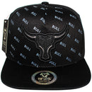 TOP LEVEL : BULL | Embroidered Felt Patch Design Snapback Cap