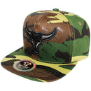 TOP LEVEL : BULL | Embroidered Felt Patch Design Snapback Cap