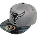 TOP LEVEL : BULL | Front-raised Mesh Patch with Bull Design Snapback Cap