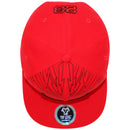 TOP LEVEL : BULL | Distinctive Stitches Line Print at Front Design Snapback Cap