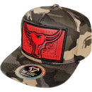 TOP LEVEL : BULL | Paisley & Ornamental Pattern Design Snapback Cap