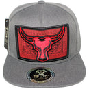 TOP LEVEL : BULL | Paisley & Ornamental Pattern Design Snapback Cap