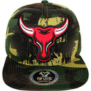TOP LEVEL : BULL | Drippin' Our Bull Logo & 23 Print at Front Design Snapback Cap