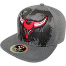 TOP LEVEL : BULL | Drippin' Our Bull Logo & 23 Print at Front Design Snapback Cap