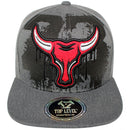 TOP LEVEL : BULL | Drippin' Our Bull Logo & 23 Print at Front Design Snapback Cap