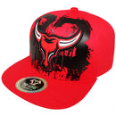 TOP LEVEL : BULL | Drippin' Our Bull Logo & 23 Print at Front Design Snapback Cap