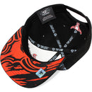 TOP LEVEL : BULL | Front-raised Bull Embroidery with Tie-Dye Design Snapback Cap