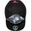 TOP LEVEL : BULL | Front-raised Bull Embroidery with Tie-Dye Design Snapback Cap