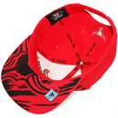 TOP LEVEL : BULL | Front-raised Bull Embroidery with Tie-Dye Design Snapback Cap