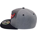 TOP LEVEL : BULL | Front Raised Bull Verbiage with Dripping Design Snapback Cap