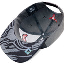 TOP LEVEL : BULL | Front Raised Bull Verbiage with Dripping Design Snapback Cap